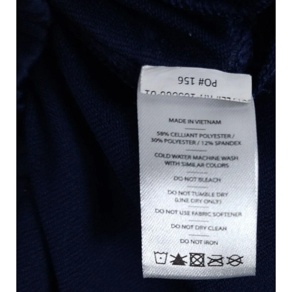 Rhone Micro Terry Sweatpants Mens Large Navy Blue Elastic Waist‎ Track Pants